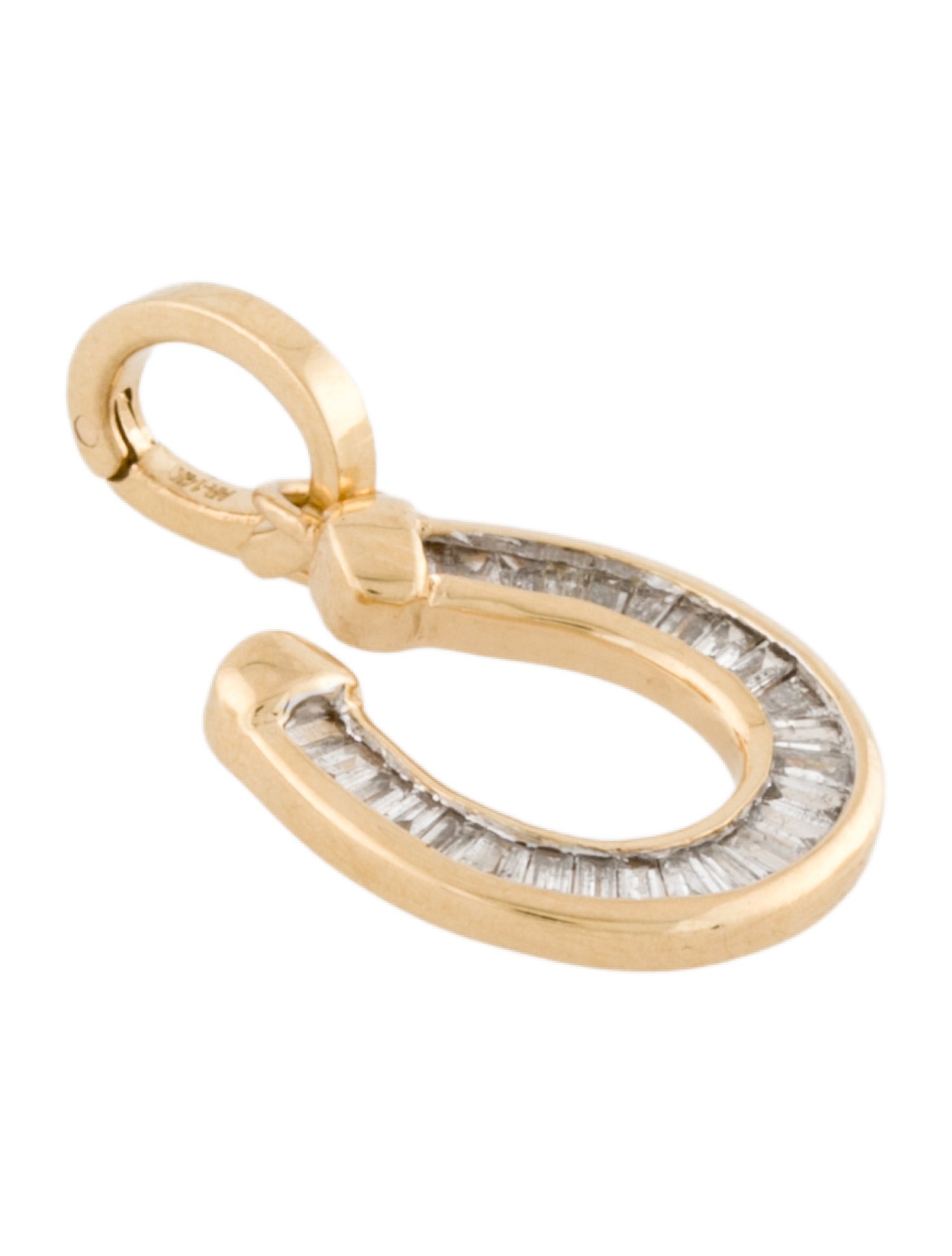 Adina Reyter 14K Diamond Horseshoe Charm