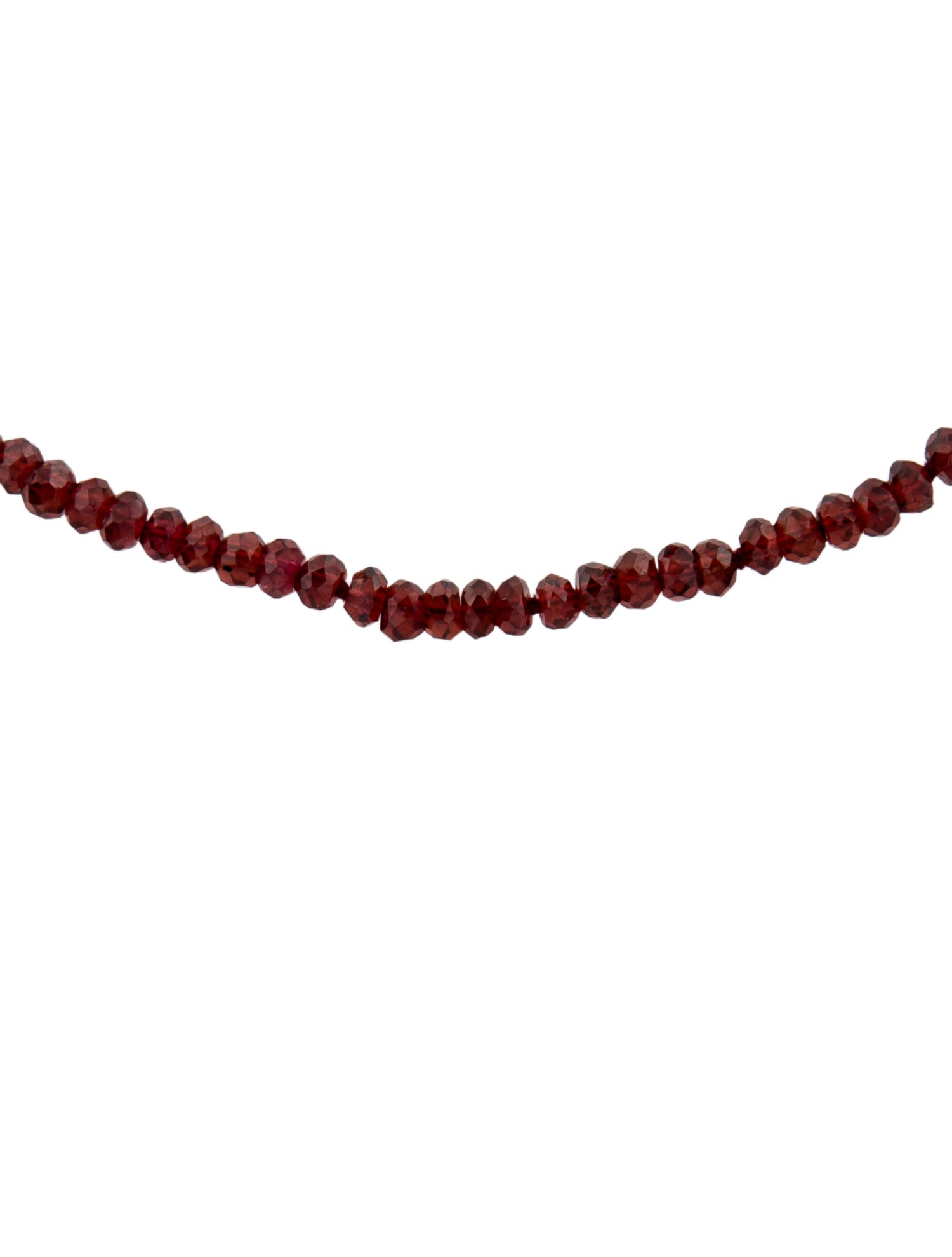 Adina Reyter 14K Garnet Bead Strand Necklace