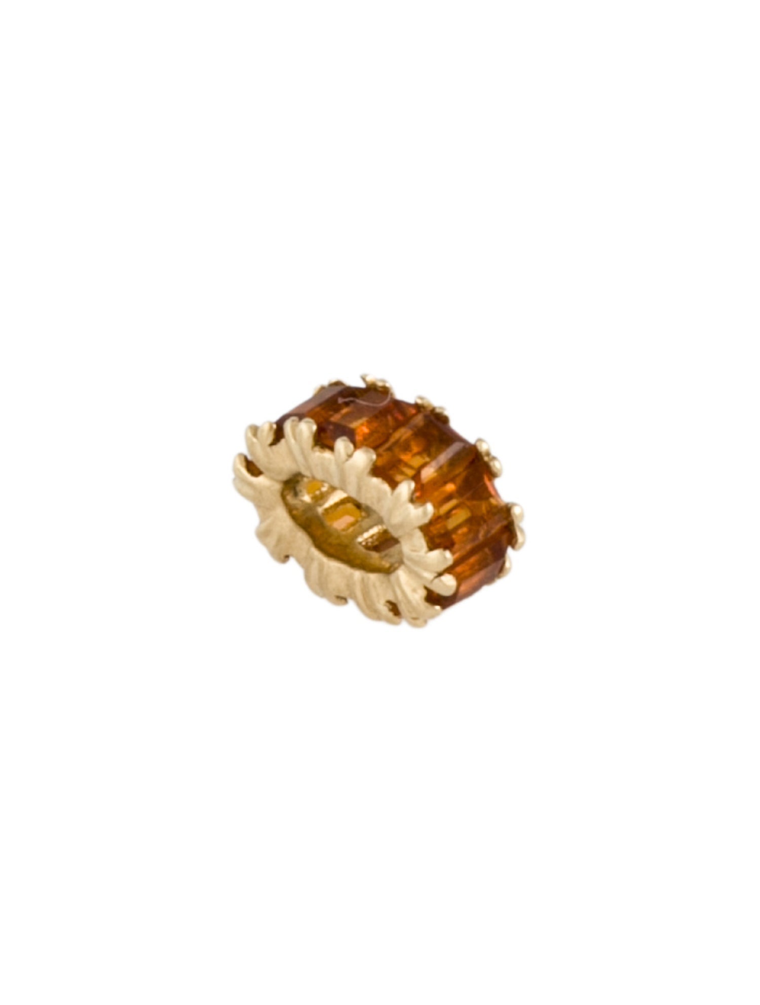 Adina Reyter 14K Citrine Baguette Mini Bead Charm