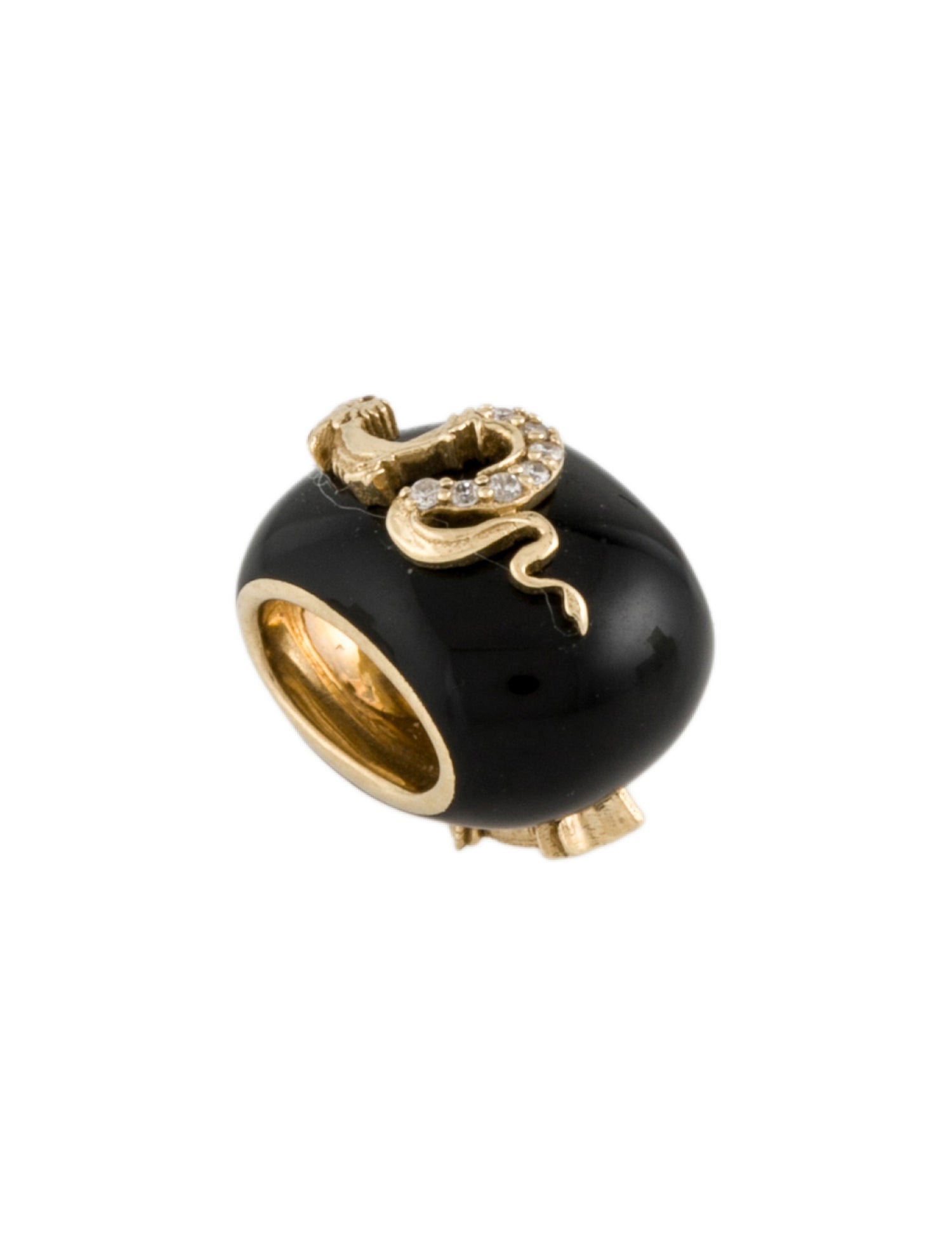 Adina Reyter 14K Diamond & Ceramic Dragon Big Bead
