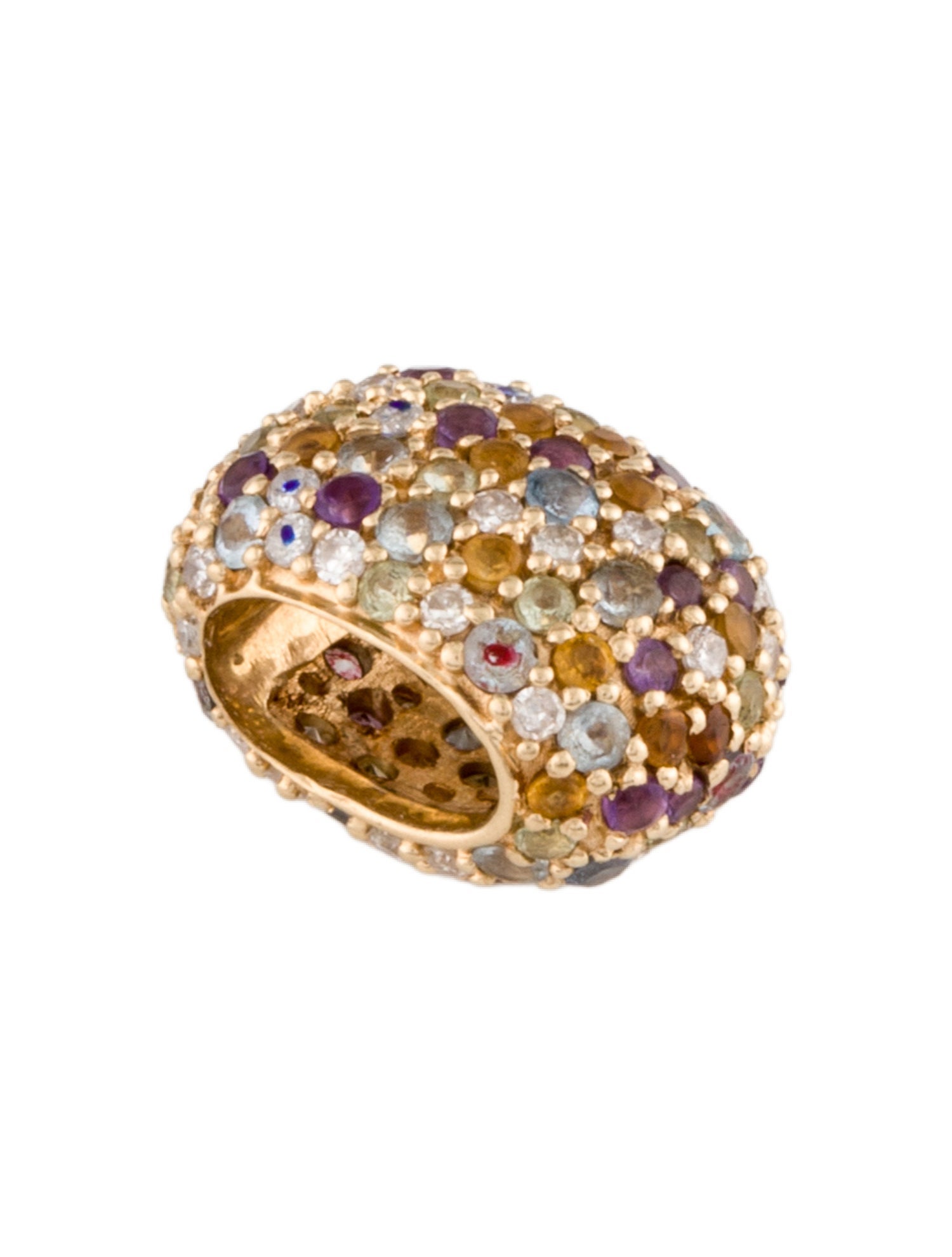 Adina Reyter 14K Diamond & Multistone Pendant