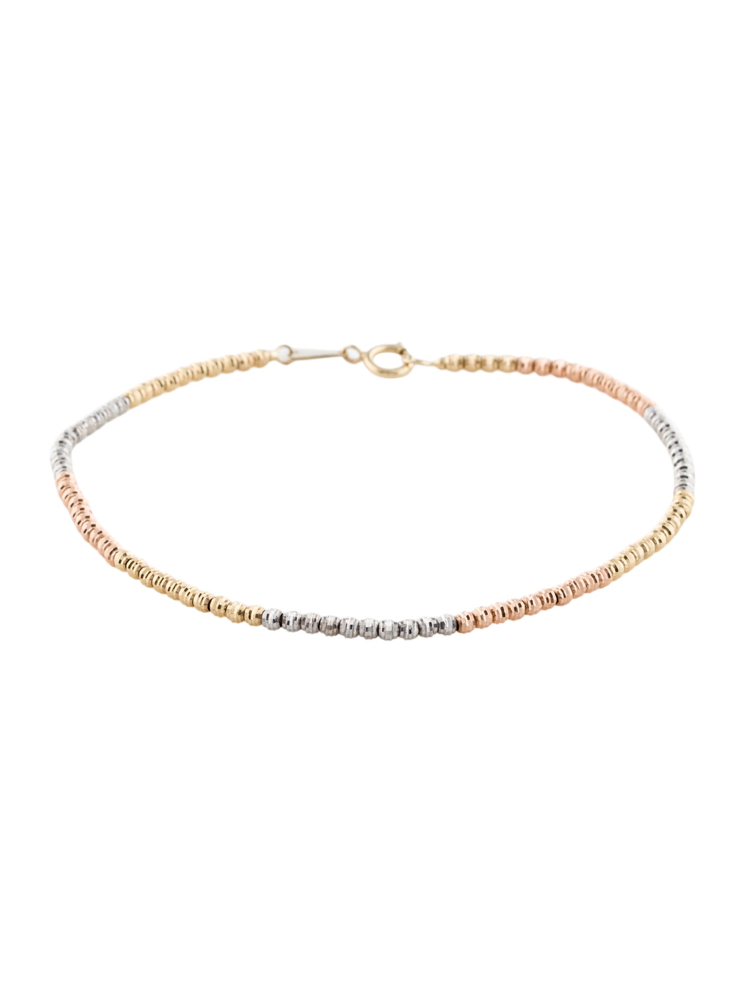 Adina Reyter 14K Tricolor Beaded Bracelet