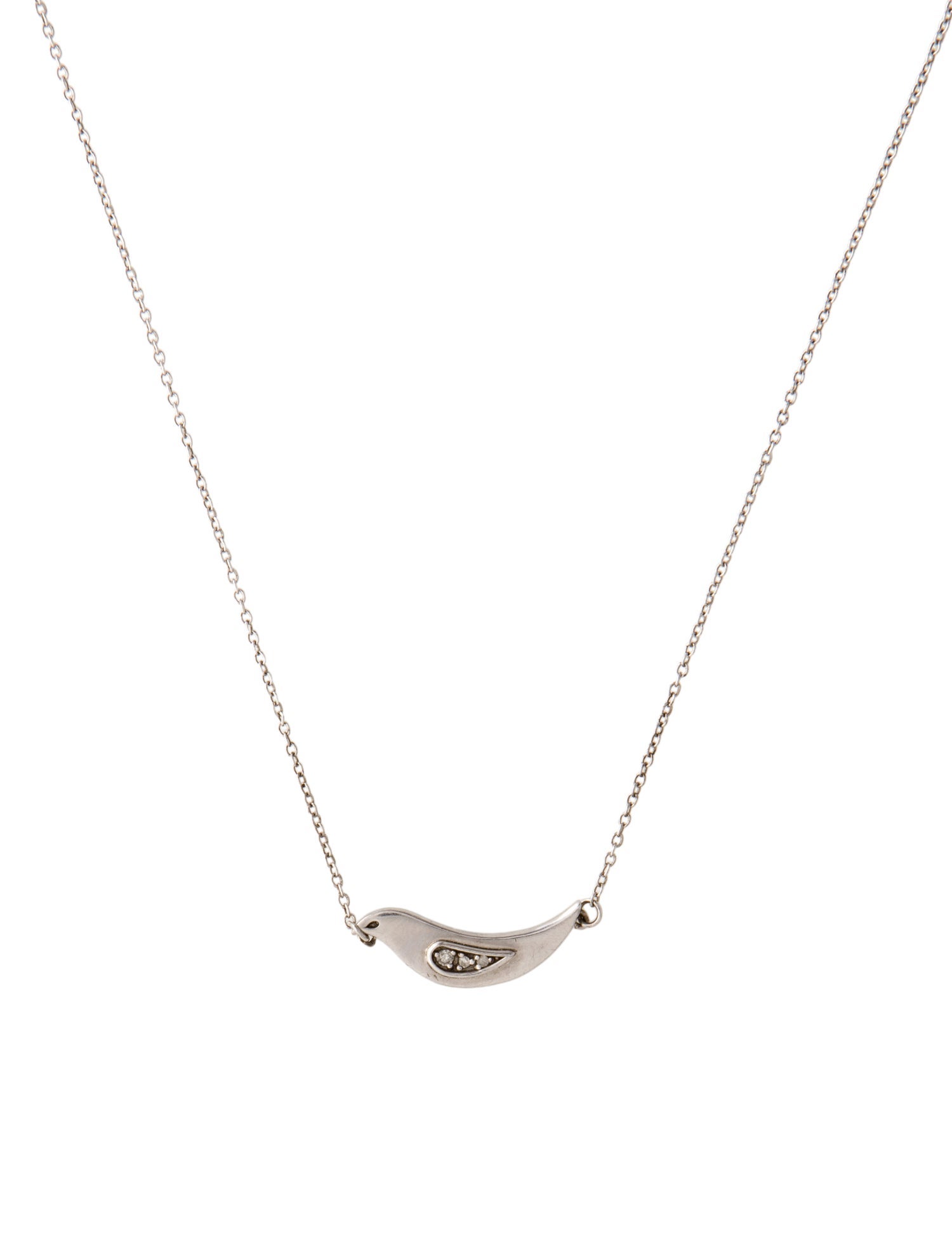 Adina Reyter Diamond Dove Pendant Necklace
