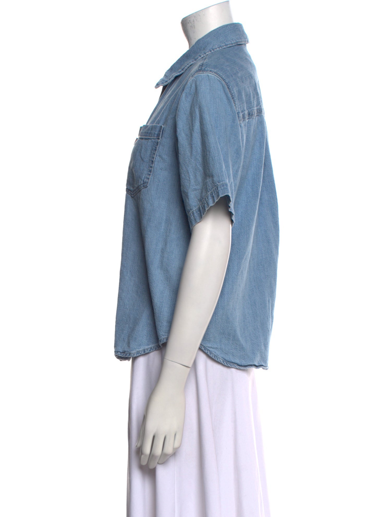 Levi's Made & Crafted Short Sleeve Button-Up Top