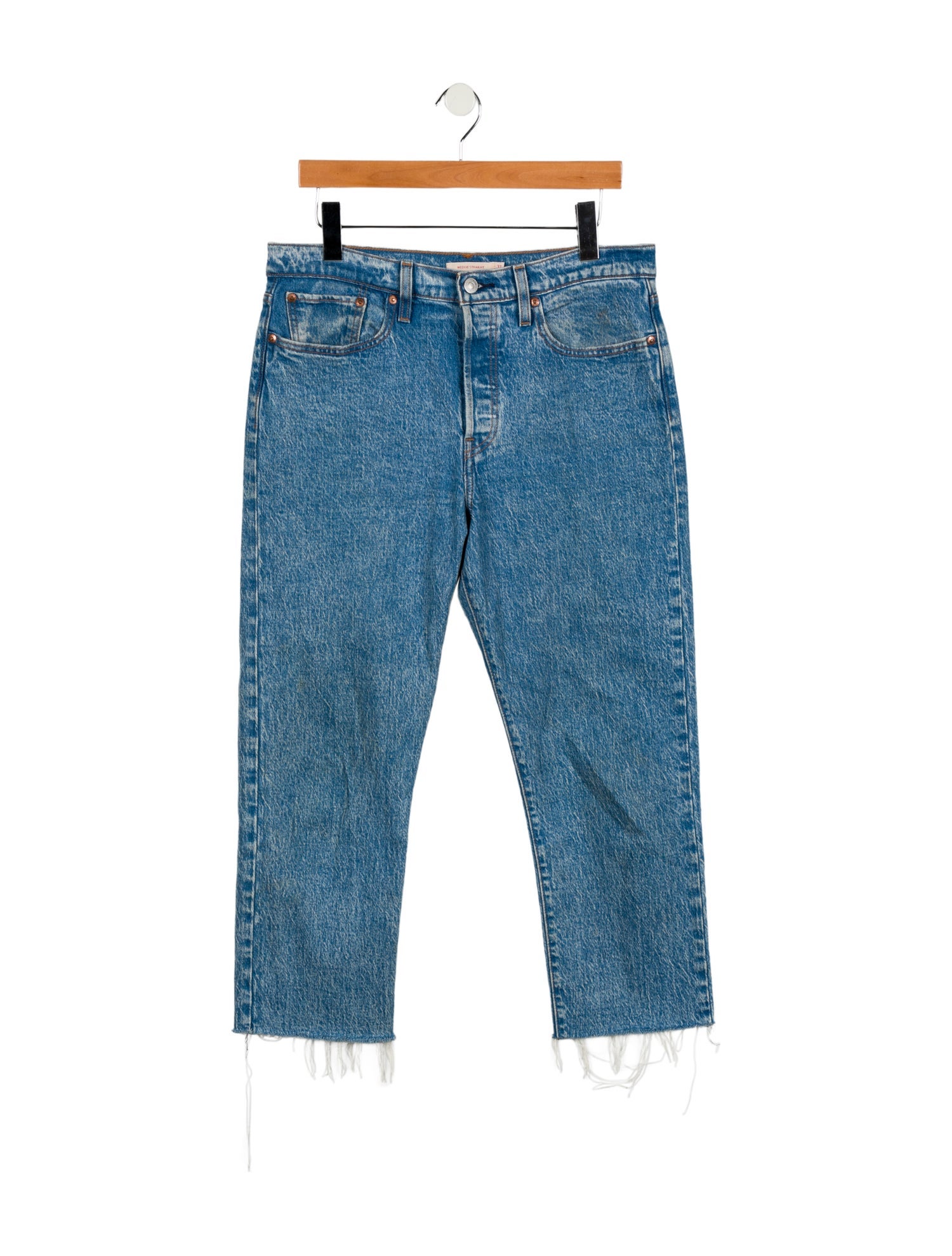 Levi Strauss Mid-Rise Straight Leg Jeans