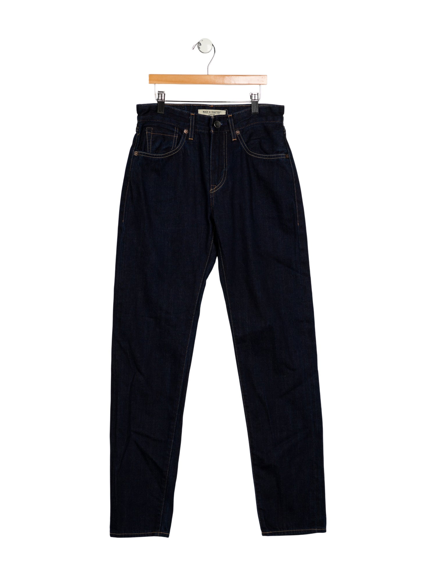 Levi's Made & Crafted Mid-Rise Straight Leg Jeans