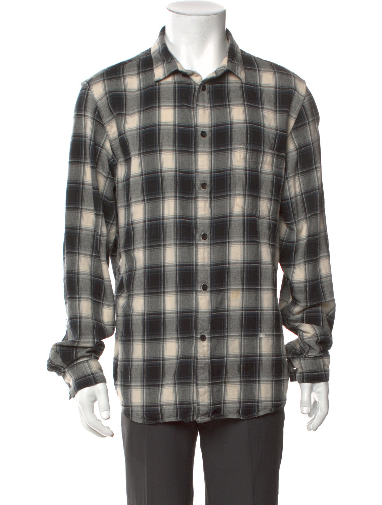 Levi's Made & Crafted Plaid Print Long Sleeve Shirt