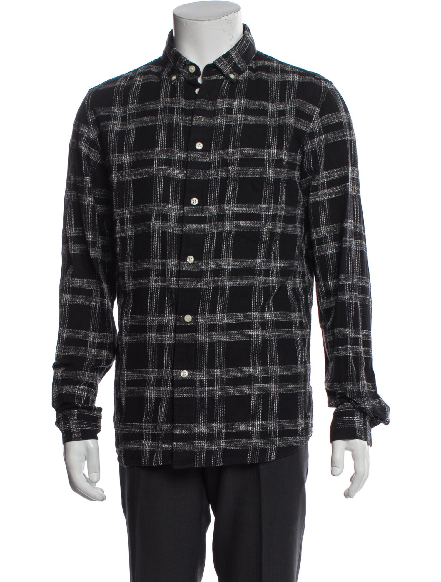 Levi's Made & Crafted Plaid Print Long Sleeve Shirt