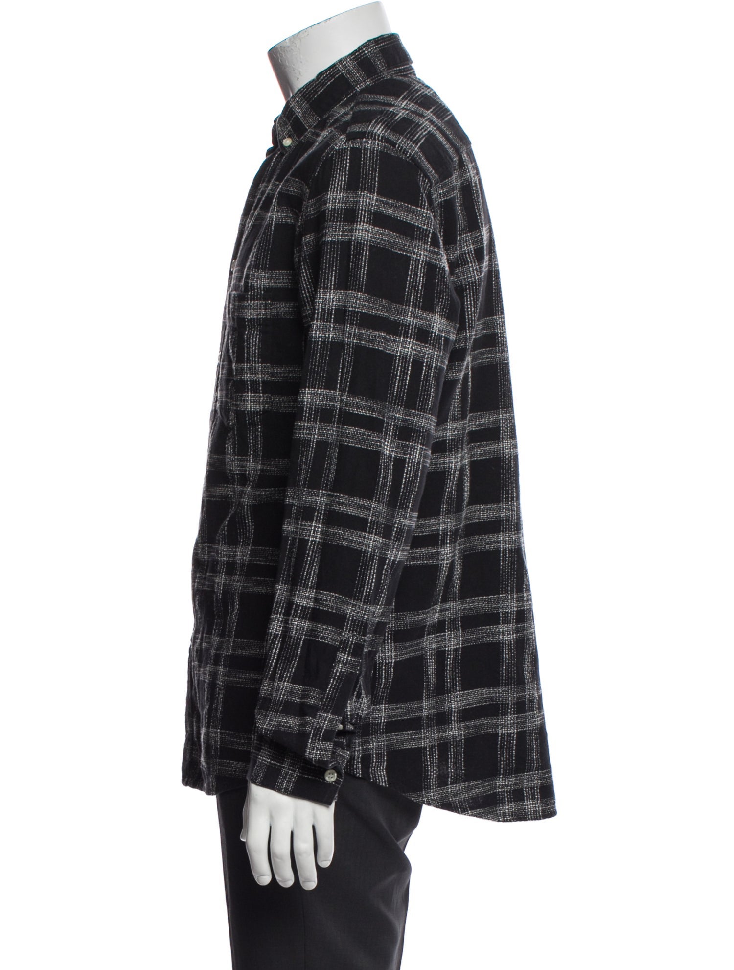 Levi's Made & Crafted Plaid Print Long Sleeve Shirt