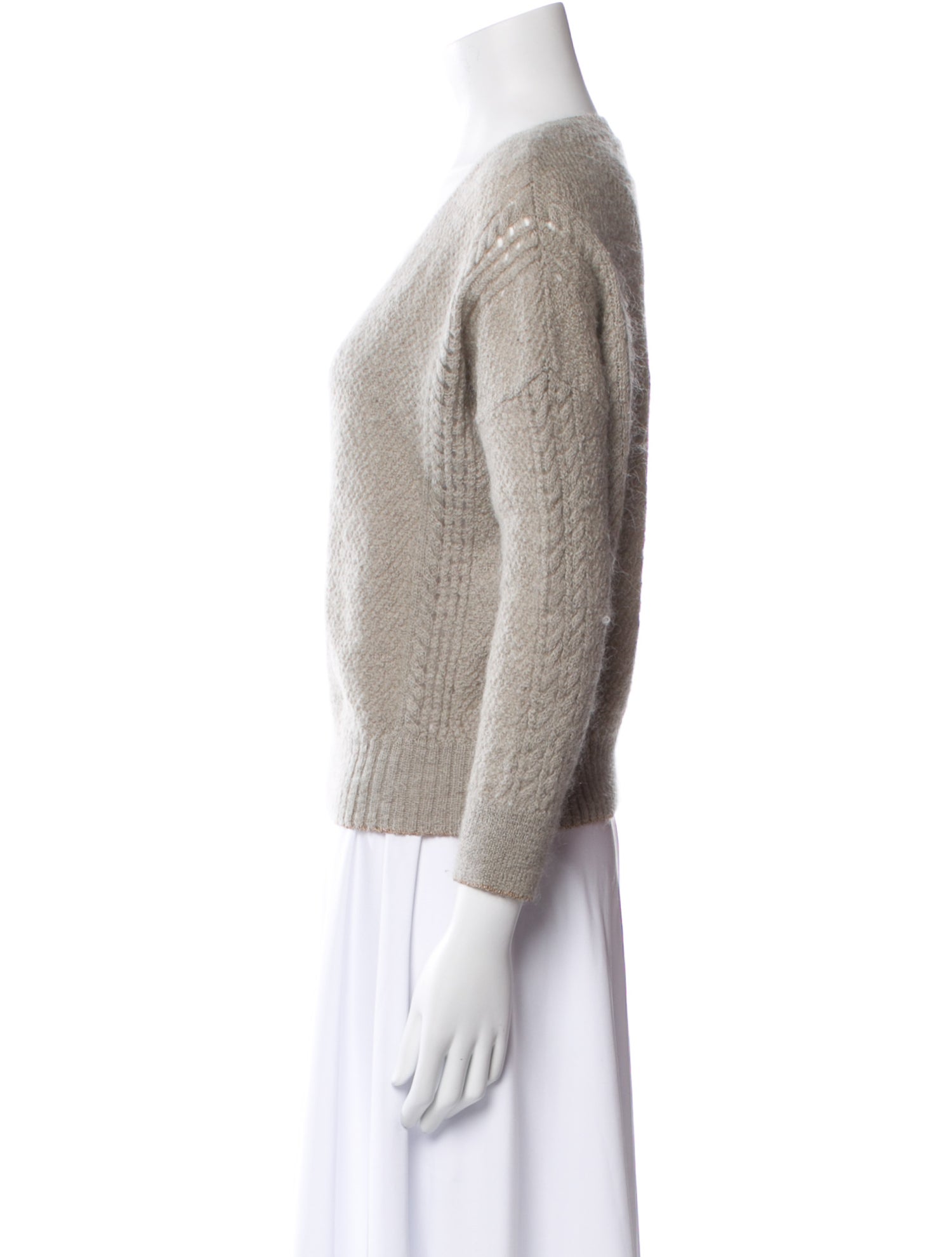 Levi's Made & Crafted Scoop Neck Three-Quarter Sleeve Sweatshirt