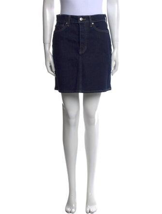 Levi's Made & Crafted Raw-Edge Trim Mini Skirt
