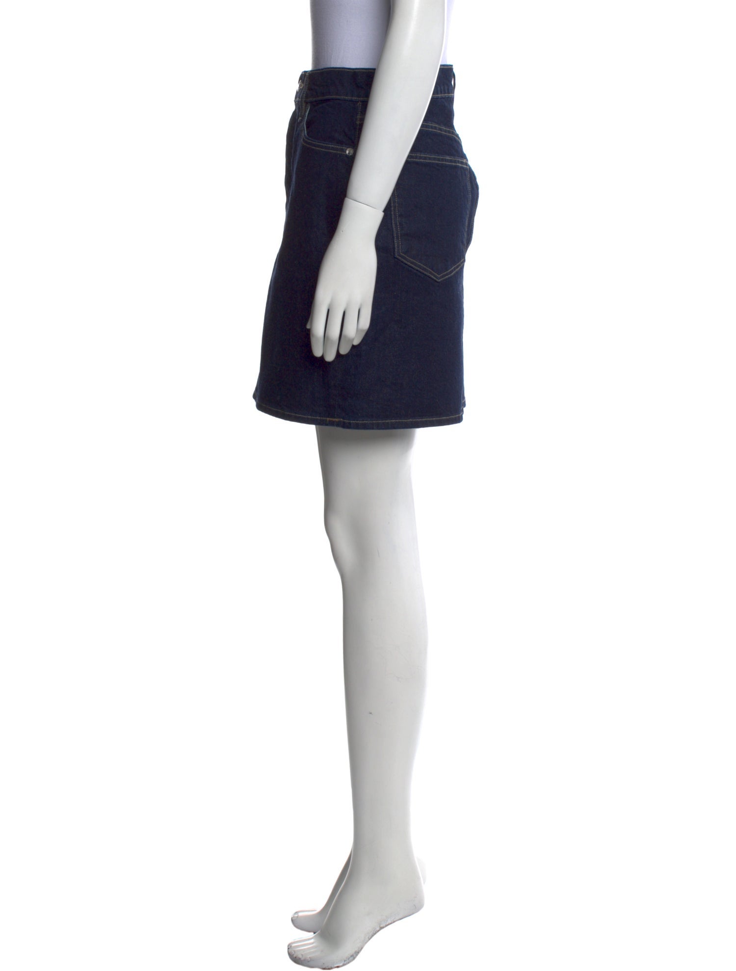 Levi's Made & Crafted Raw-Edge Trim Mini Skirt