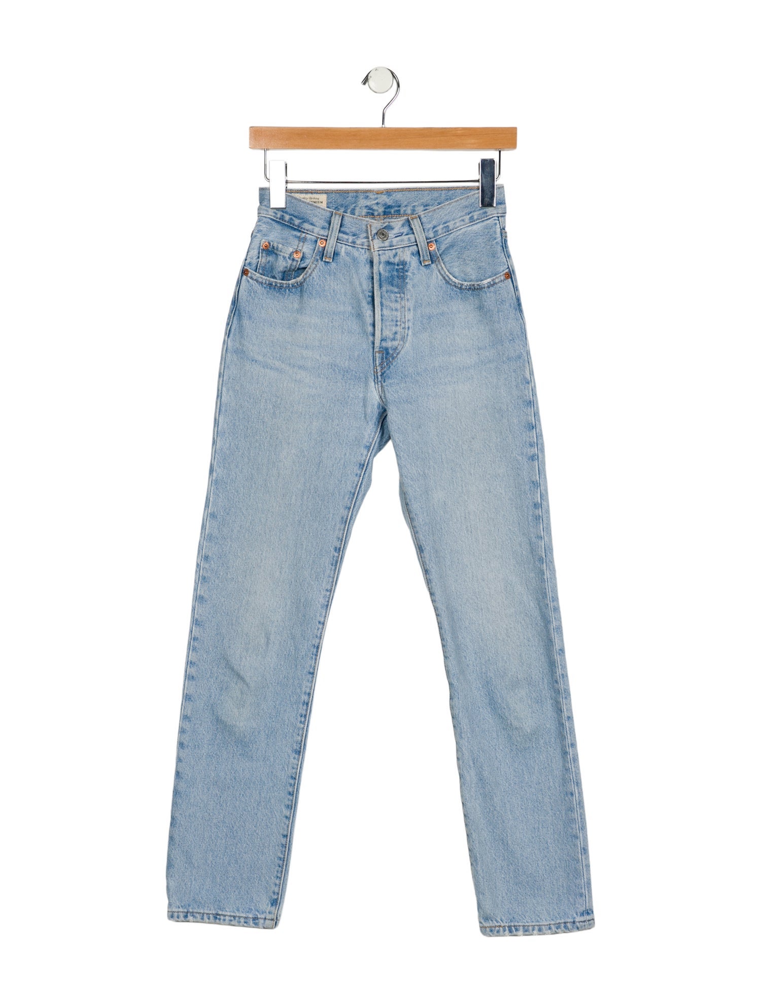 Levi's Made & Crafted Mid-Rise Straight Leg Jeans