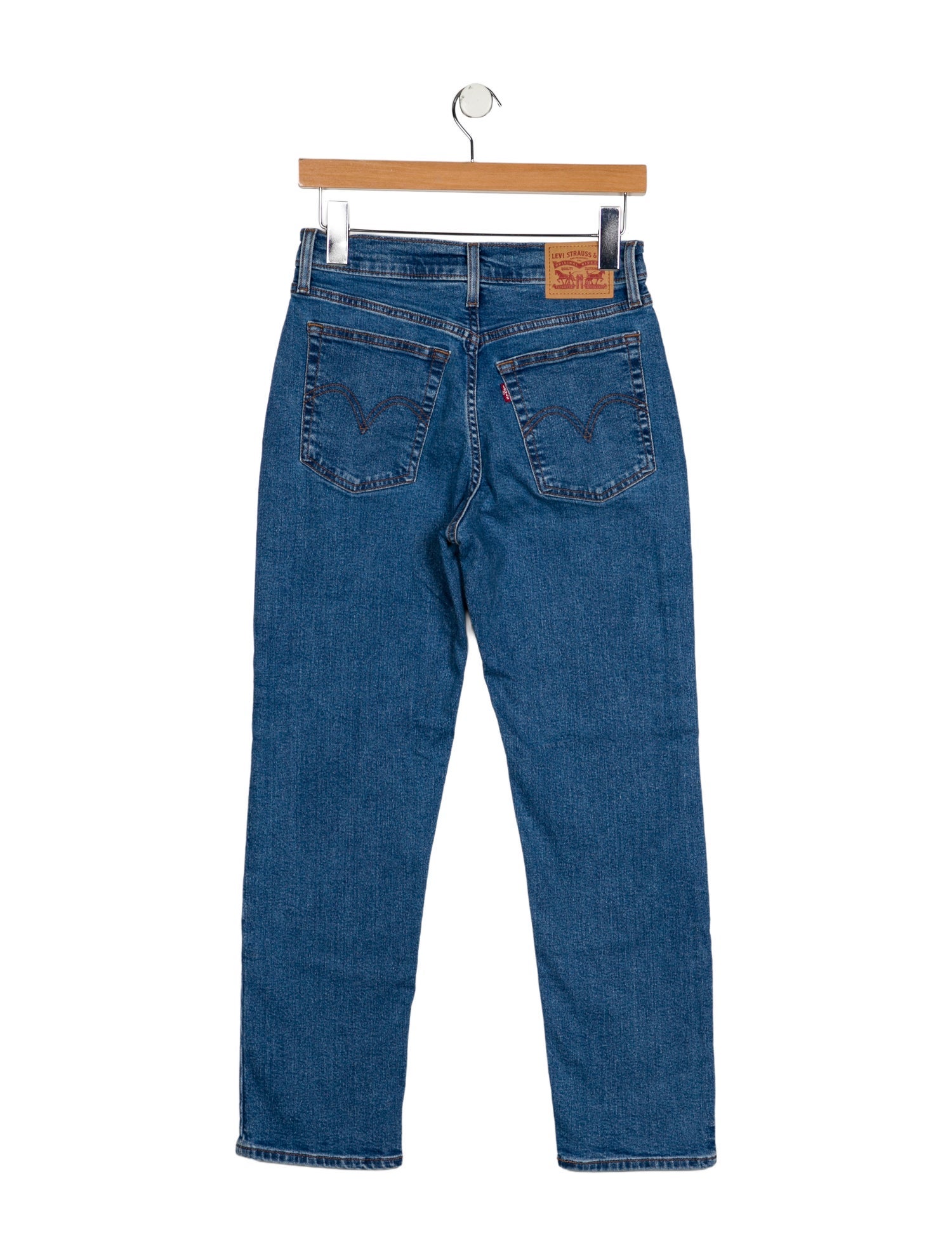Levi's Made & Crafted Mid-Rise Straight Leg Jeans