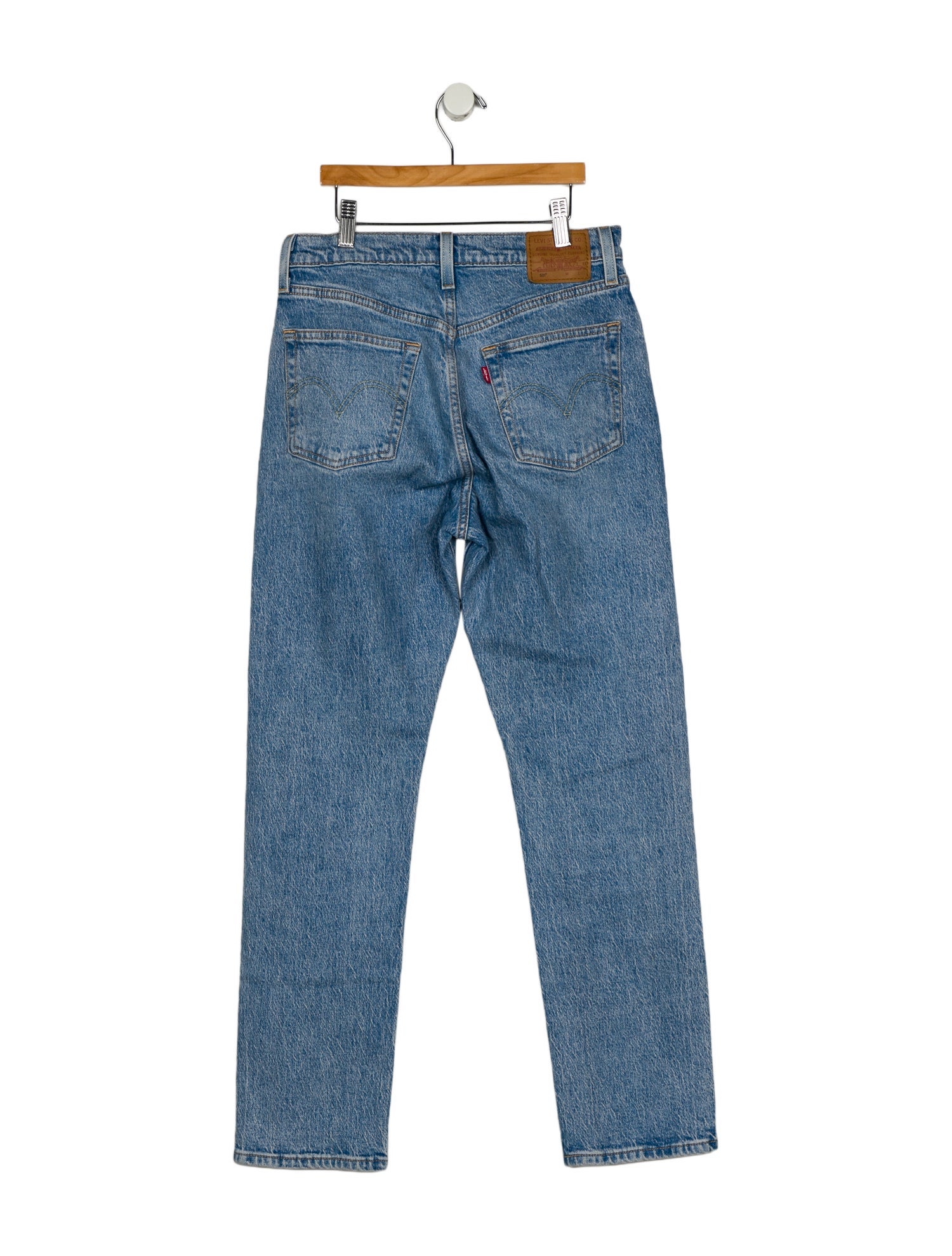 Levi Strauss Mid-Rise Straight Leg Jeans