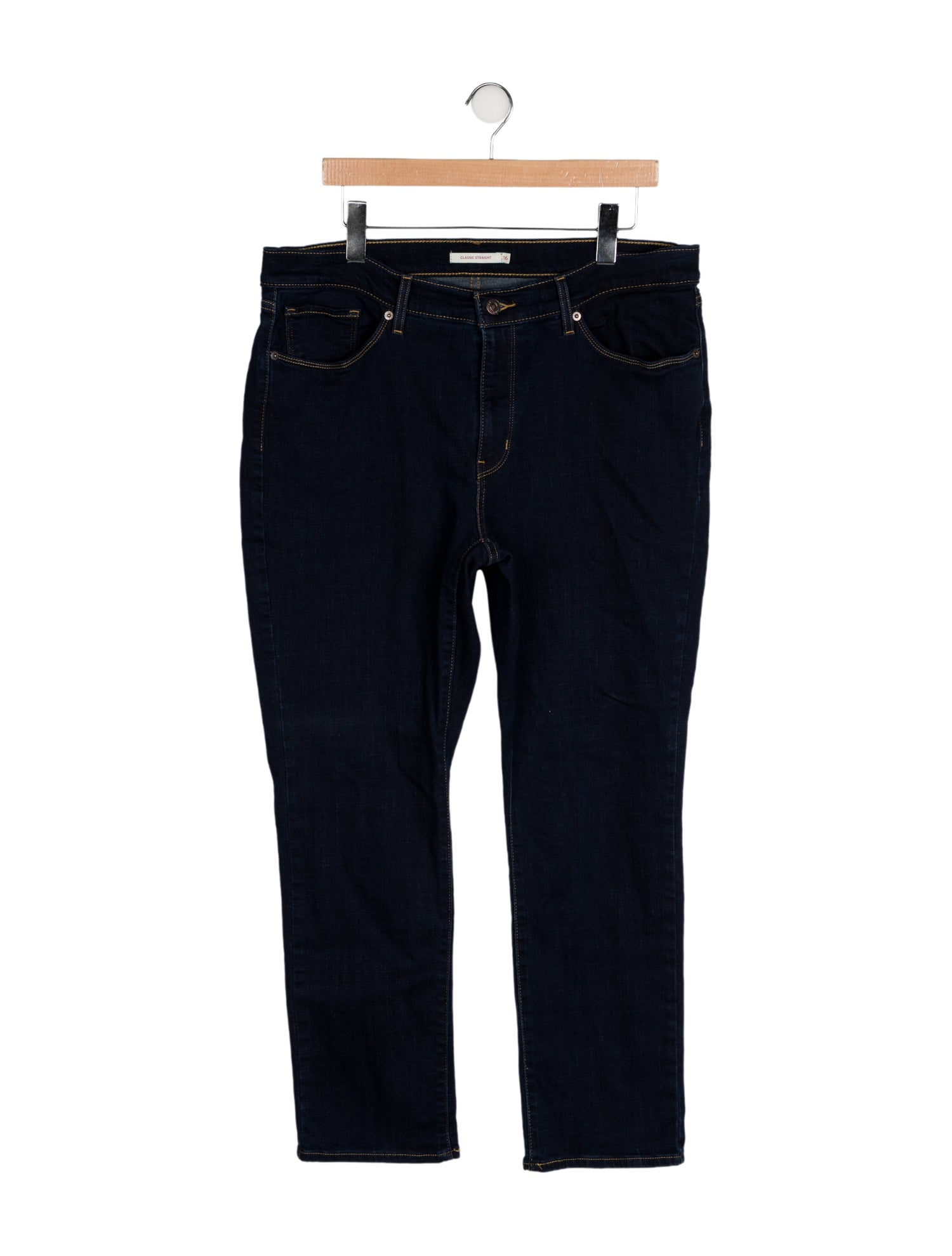 Levi's Made & Crafted Mid-Rise Straight Leg Jeans