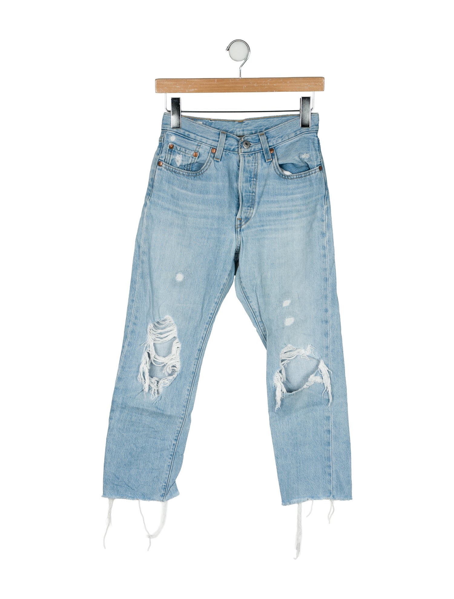 Levi's Made & Crafted Low-Rise Straight Leg Jeans