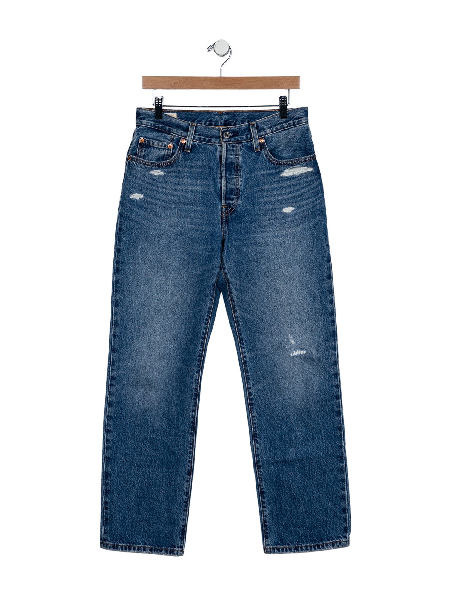 Levi's Made & Crafted Mid-Rise Straight Leg Jeans