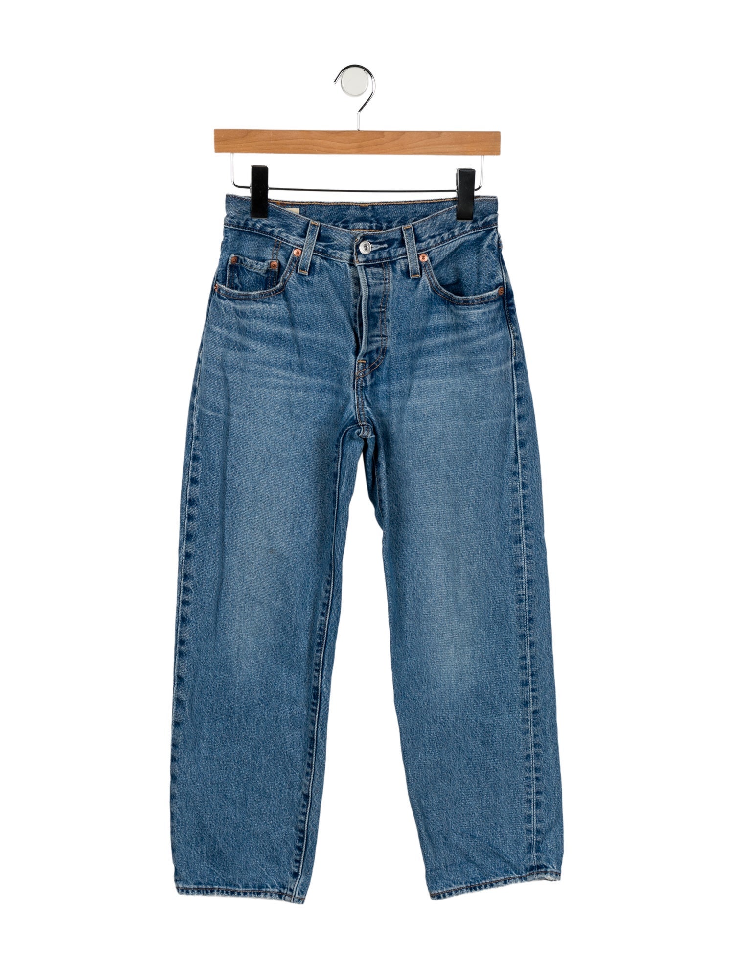 Levi's Made & Crafted Mid-Rise Straight Leg Jeans