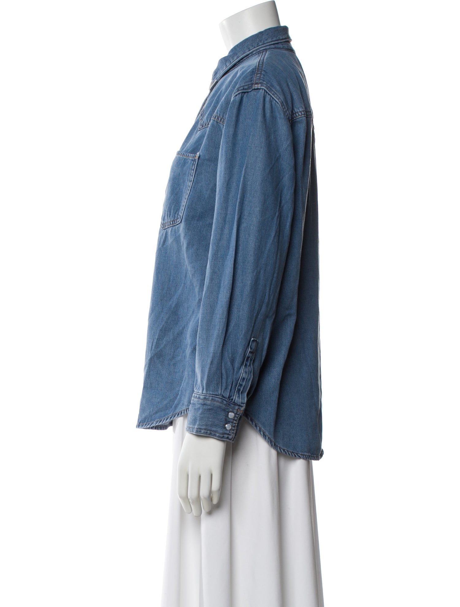 Levi's Made & Crafted Long Sleeve Button-Up Top