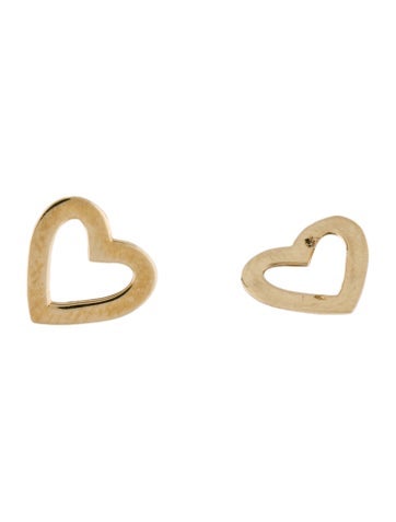 Lana Jewelry Stud 14K Heart Earrings