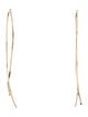 Lana Jewelry 14K Diamond Upside Down Hoop Earrings