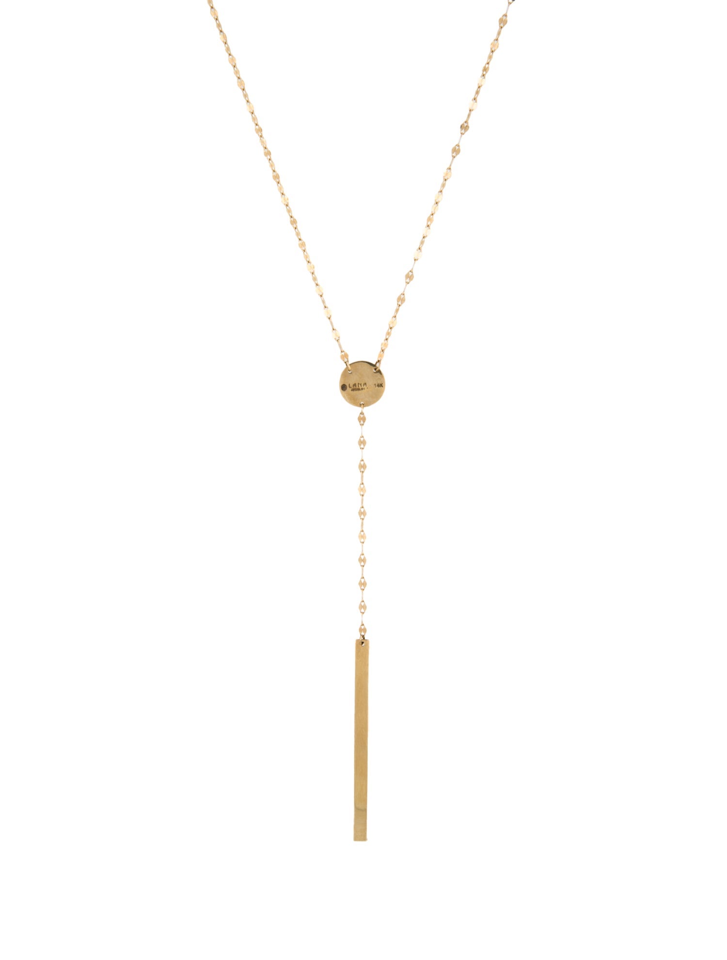 Lana Jewelry 14K Chime Lariat Necklace