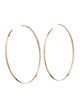 Lana Jewelry 14K Large Sunrise Hoop Earrings