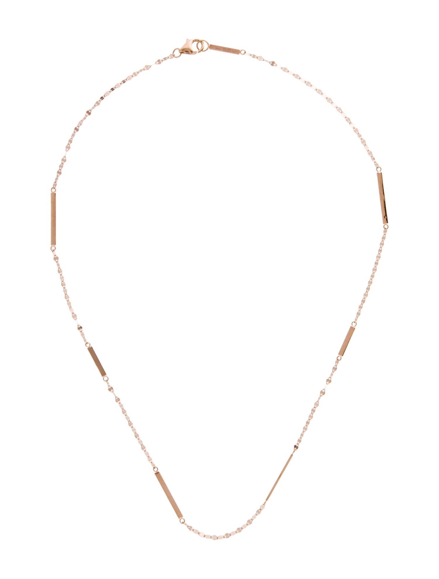 Lana Jewelry 14K Bar Station Necklace