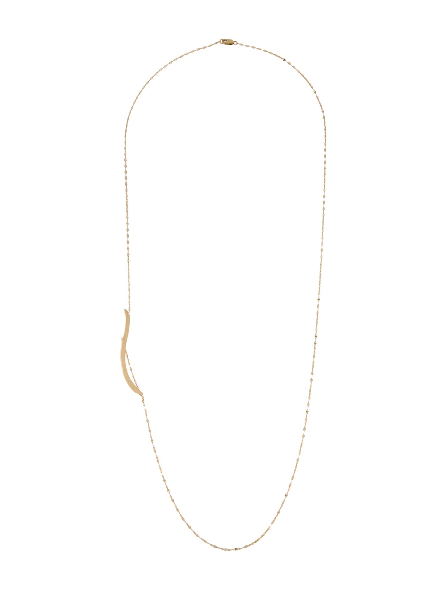 Lana Jewelry 14K Blake Wave Pendant Necklace