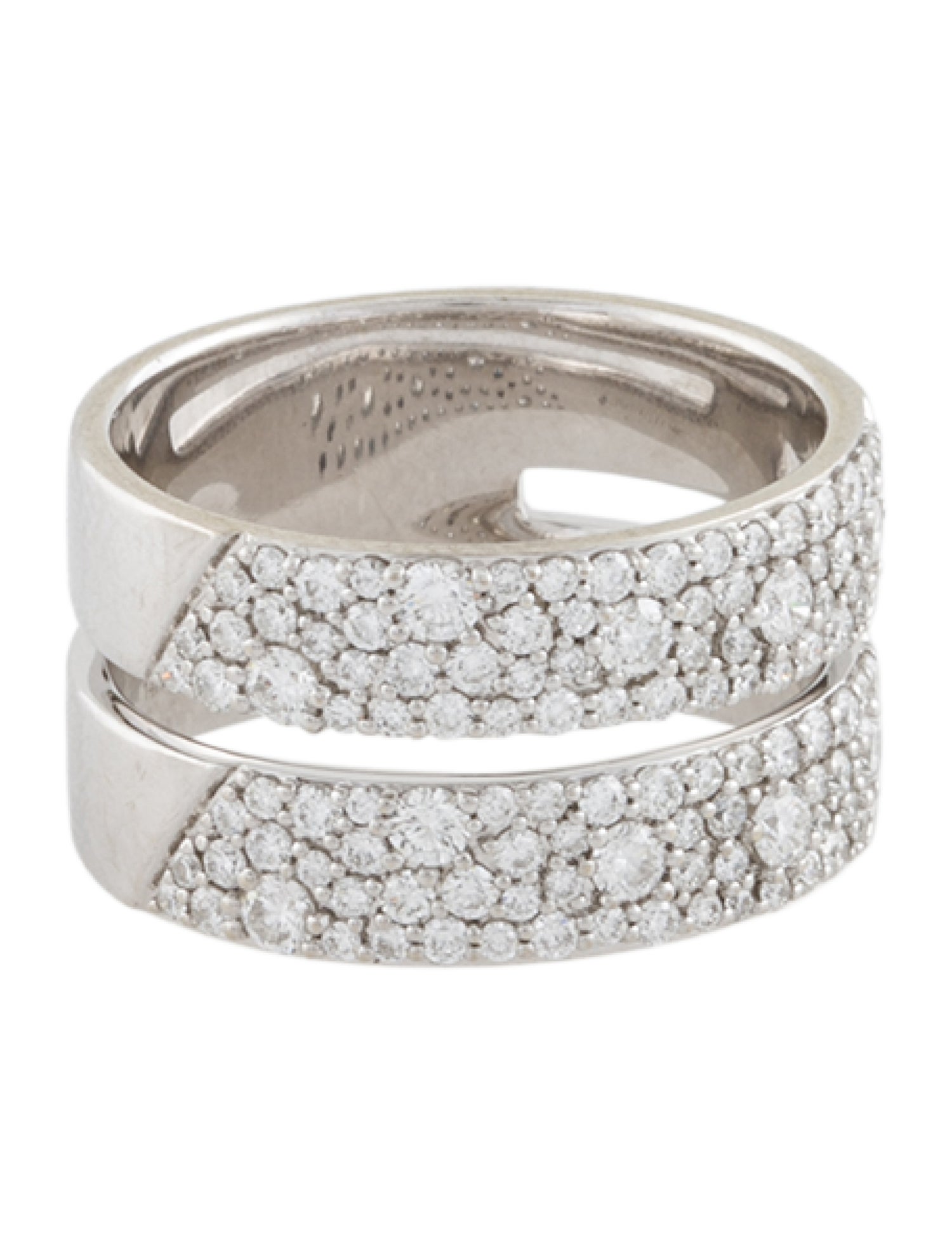 Lana Jewelry 14K Diamond Double Band