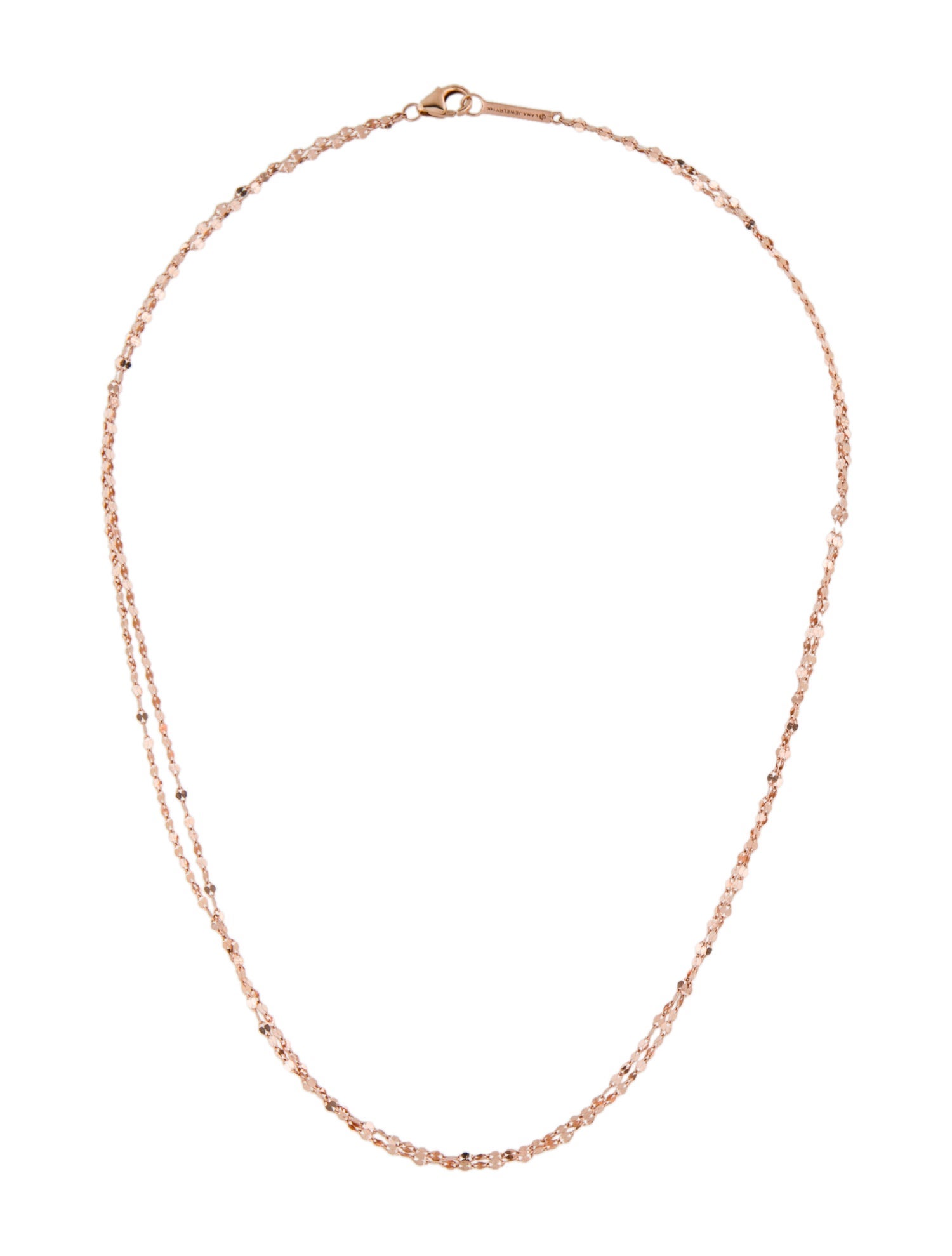 Lana Jewelry 14K Petite Blake Double Strand Necklace