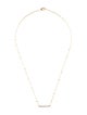 Lana Jewelry 14K Diamond Mirage Blake Bar Necklace