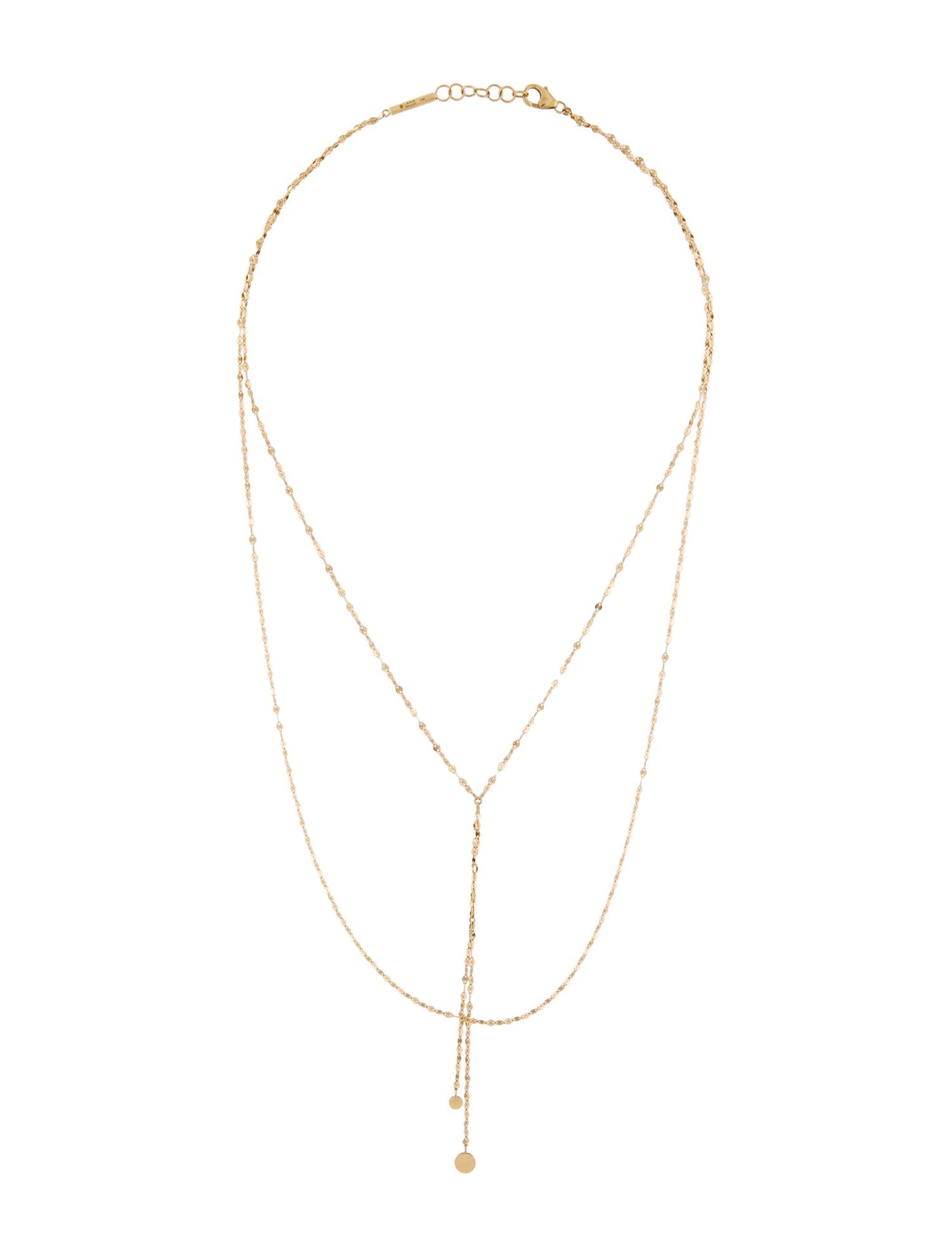 Lana Jewelry 14K Double Strand Necklace