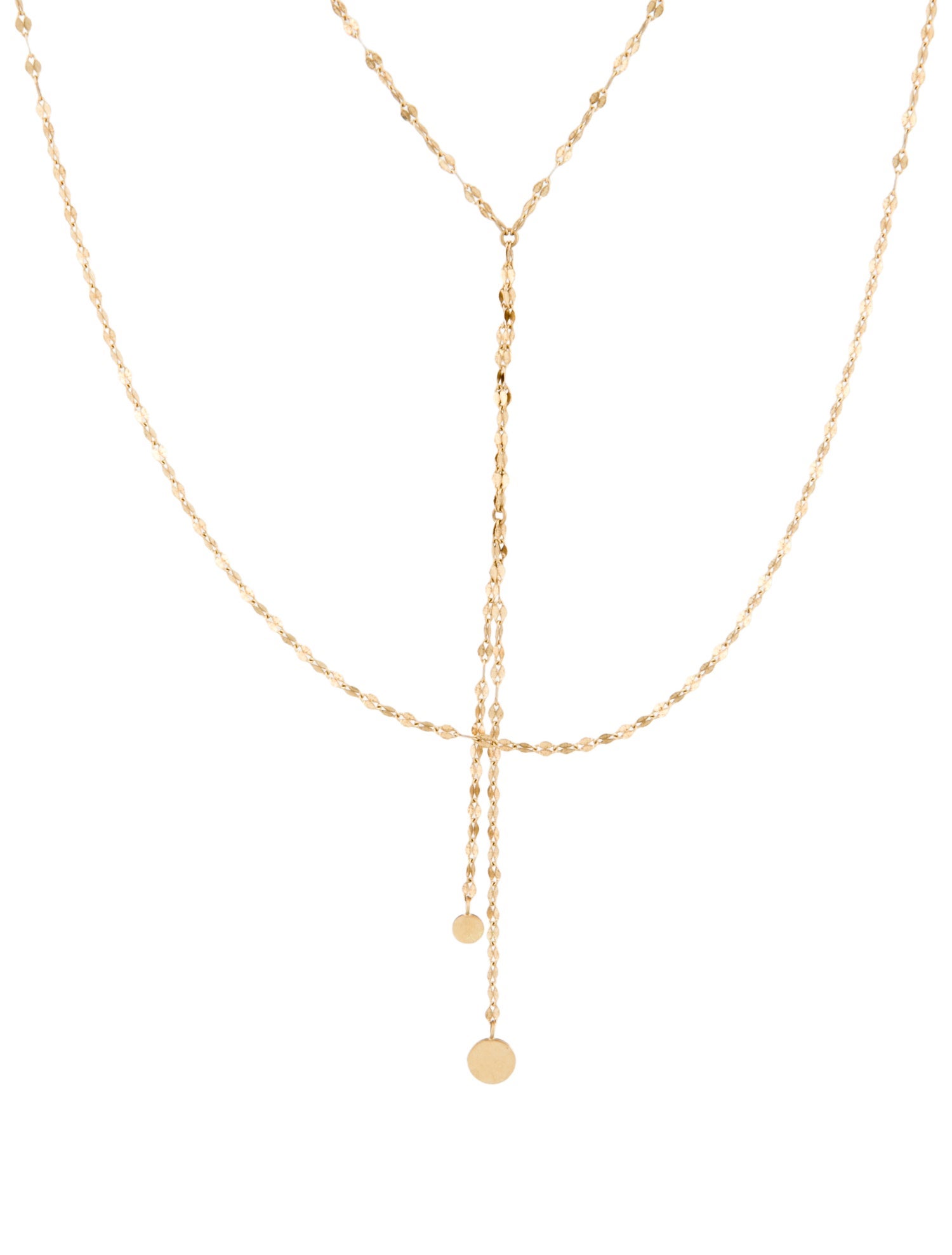 Lana Jewelry 14K Double Strand Necklace