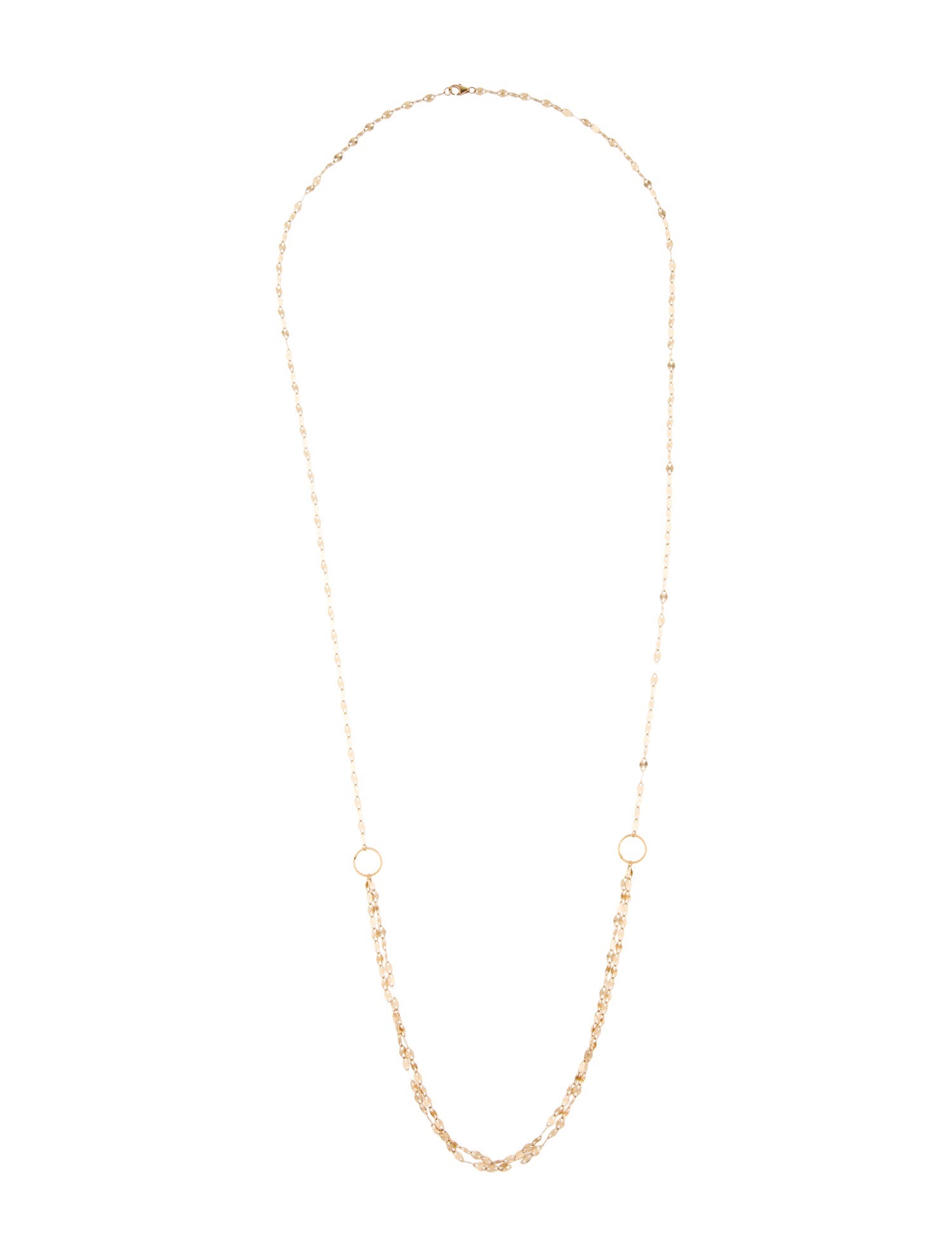 Lana Jewelry 14K Mega Blush Long Link Necklace