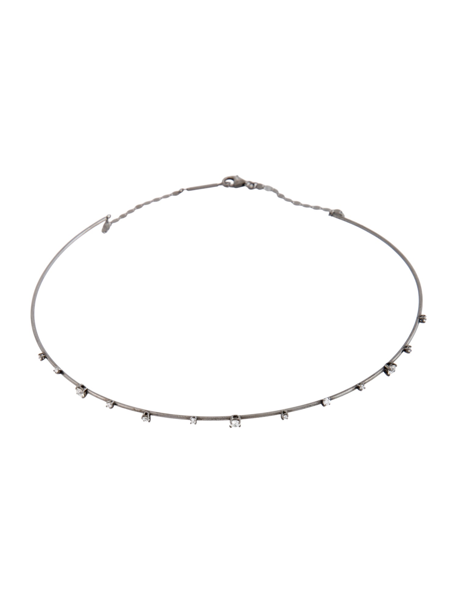 Lana Jewelry 14K Diamond Choker Necklace