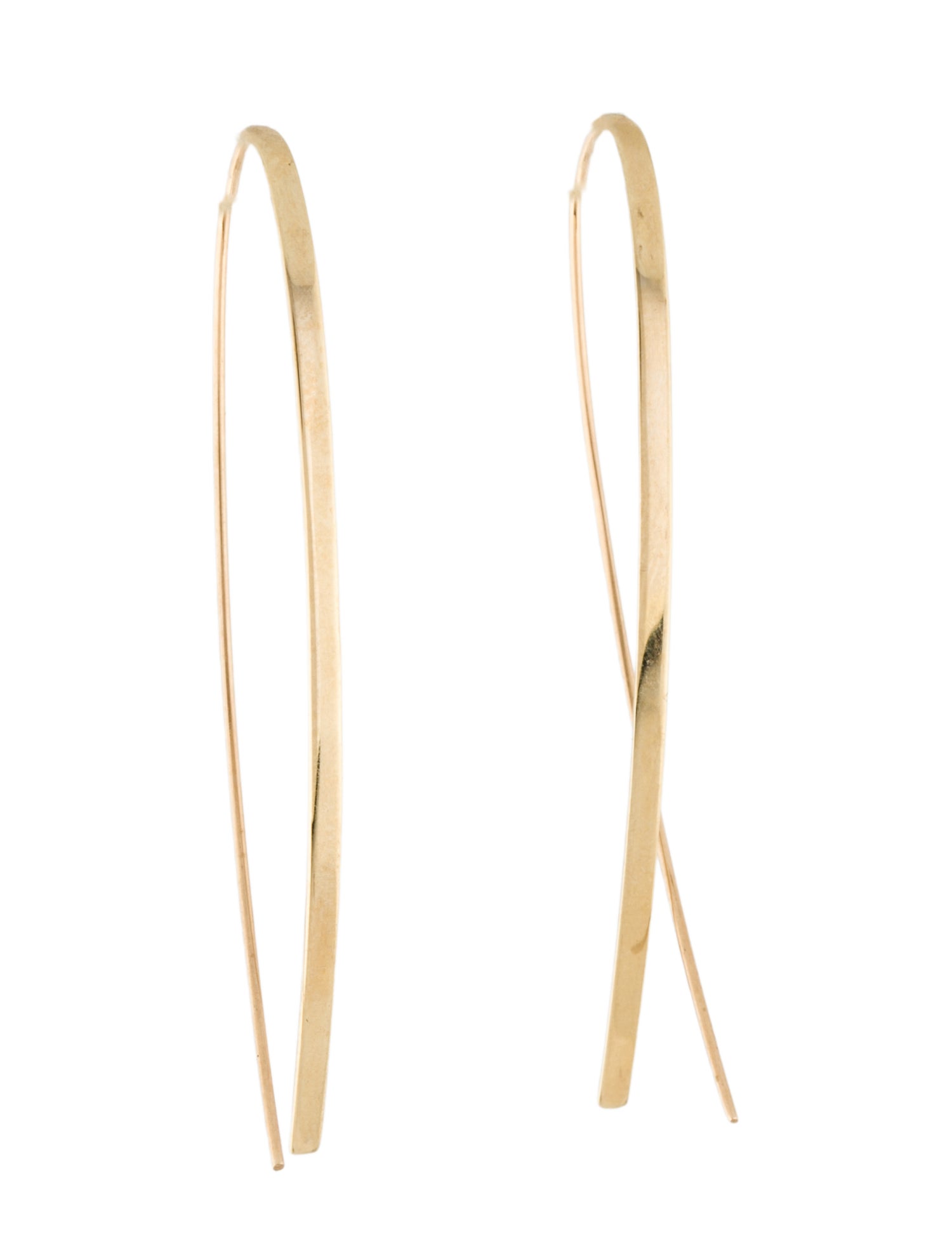 Lana Jewelry 14K Upside Down Hoops