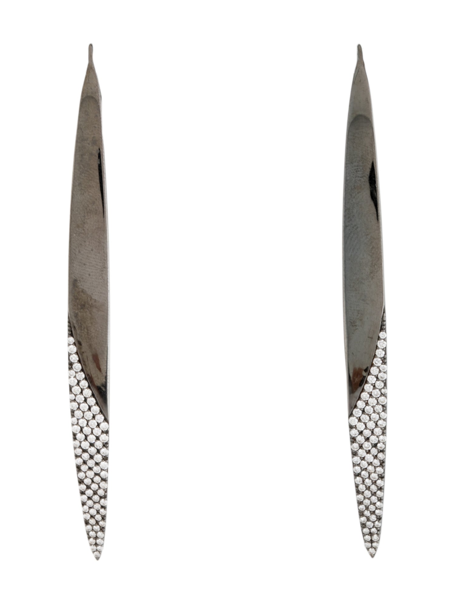 Lana Jewelry 14K Diamond Upside Down Earrings