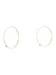 Lana Jewelry 14K Diamond Small Magic Hoop Earrings