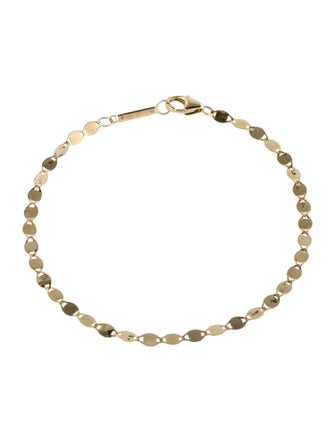 Lana Jewelry 14K Nude Flat Link Chain Bracelet