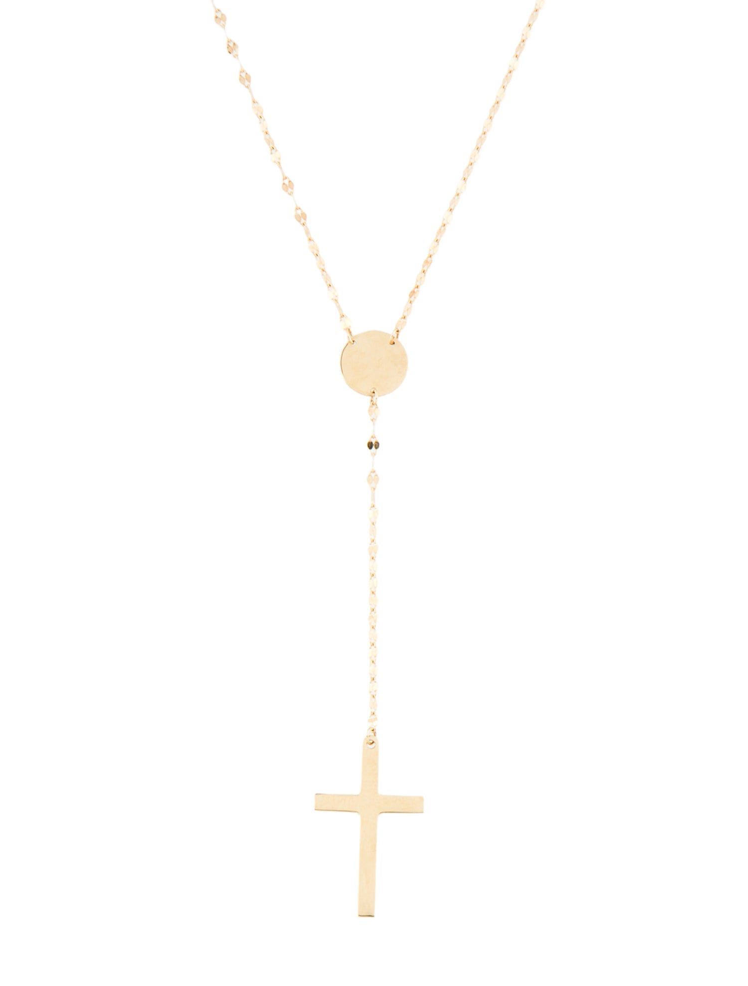 Lana Jewelry 14K Crossary Larat Necklace