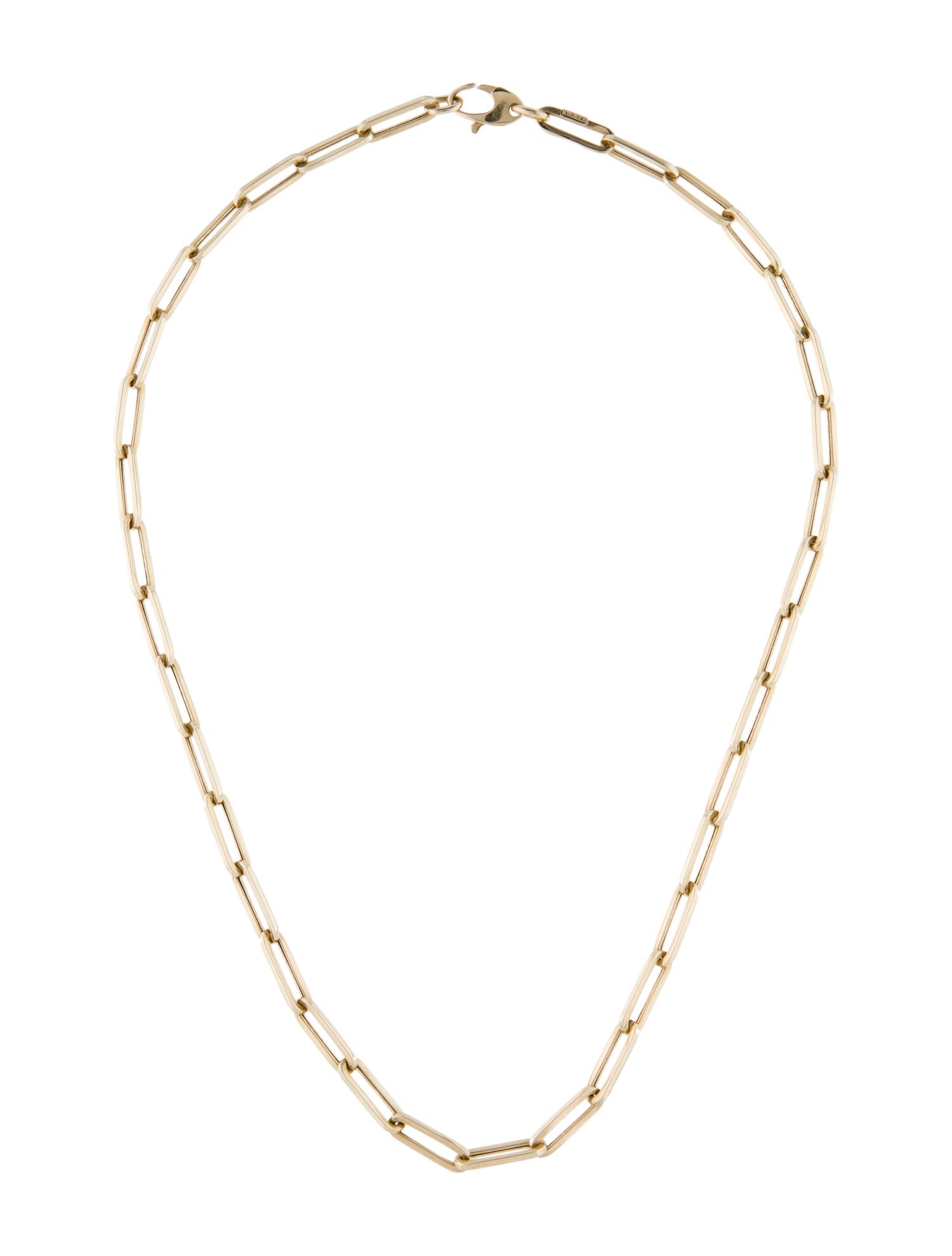 Lana Jewelry 14K Paperclip Chain Necklace