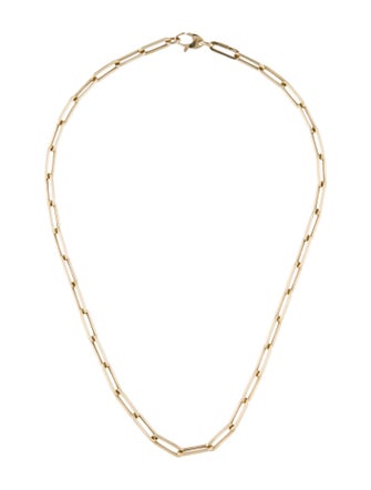 Lana Jewelry 14K Paperclip Chain Necklace