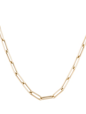 Lana Jewelry 14K Paperclip Chain Necklace