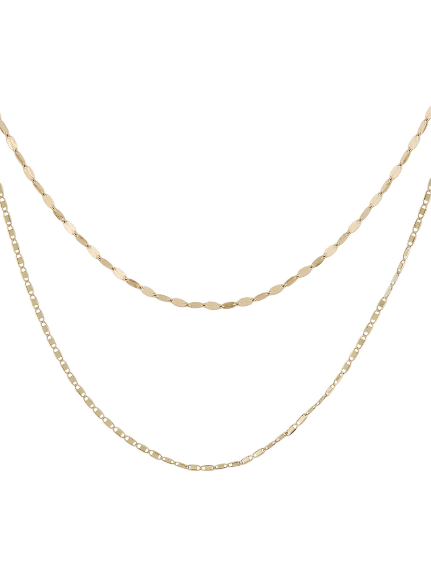 Lana Jewelry 14K Double Strand Necklace
