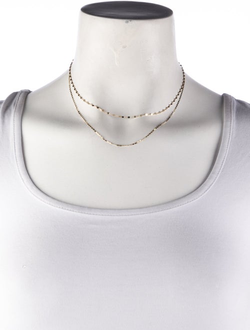 Lana Jewelry 14K Double Strand Necklace