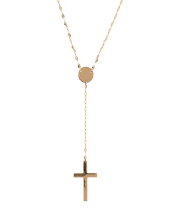 Lana Jewelry 14K Crossary Lavalier Necklace