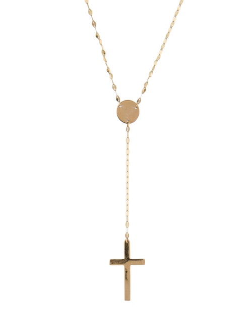 Lana Jewelry 14K Crossary Lavalier Necklace