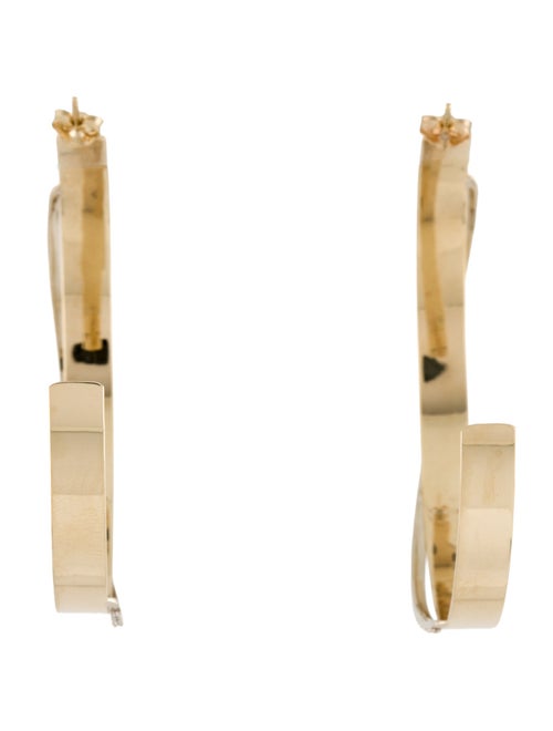 Lana Jewelry 14K Diamond Large Hoop Earrings